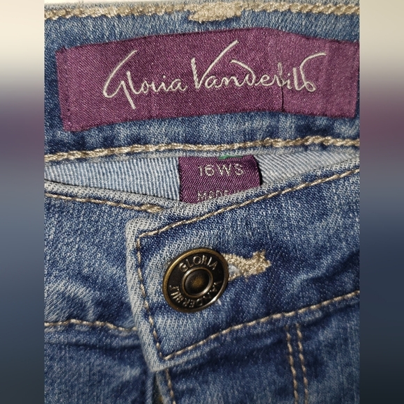 AMANDA BOOT CUT MAGICAL STRETCH BRAND NEW JEANS SIZE 16 W AVERAGE - Picture 3 of 3